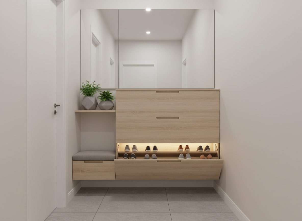 Tu Giay Thong Minh Canh Lat Thiet Ke Mong Chi 25cm Phu Hop Nha Pho Nho Tu Giay Thong Minh Canh Lat Thiet Ke Mong Chi 25cm Phu Hop Nha Pho Nho