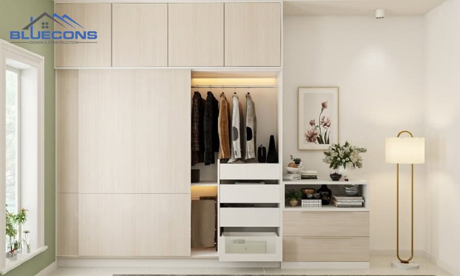 Tủ gỗ đựng quần áo