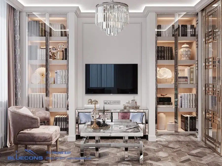 Các mẫu thiết kế tủ trưng bày phòng khách đẹp đẳng cấp