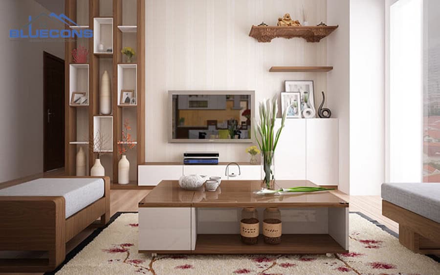 Mẫu tủ gỗ công nghiệp đa dạng màu sắc