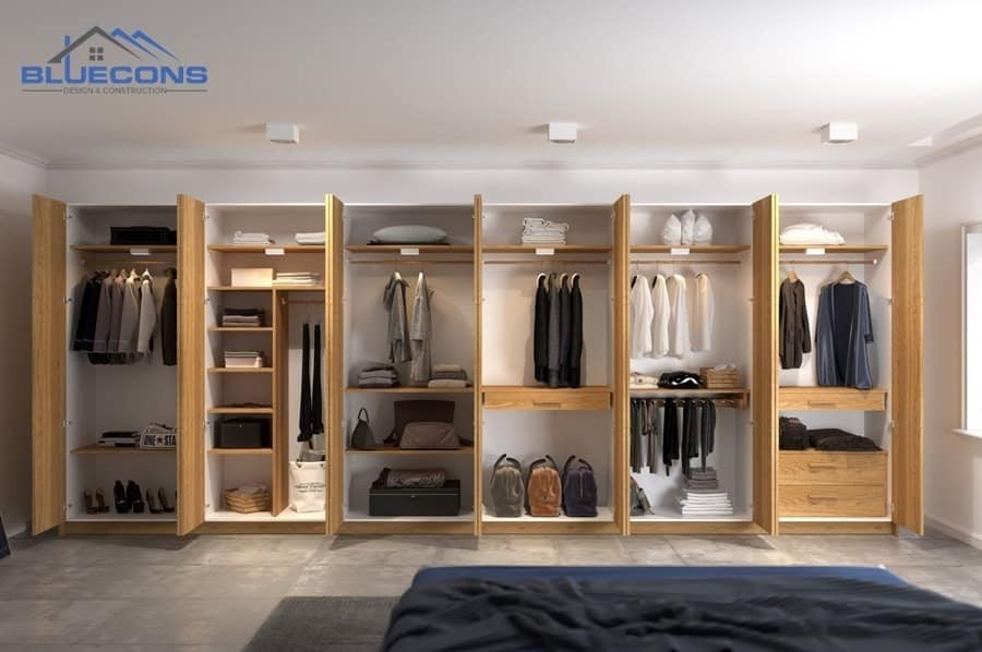 Tủ quần áo cánh kính hiện đại