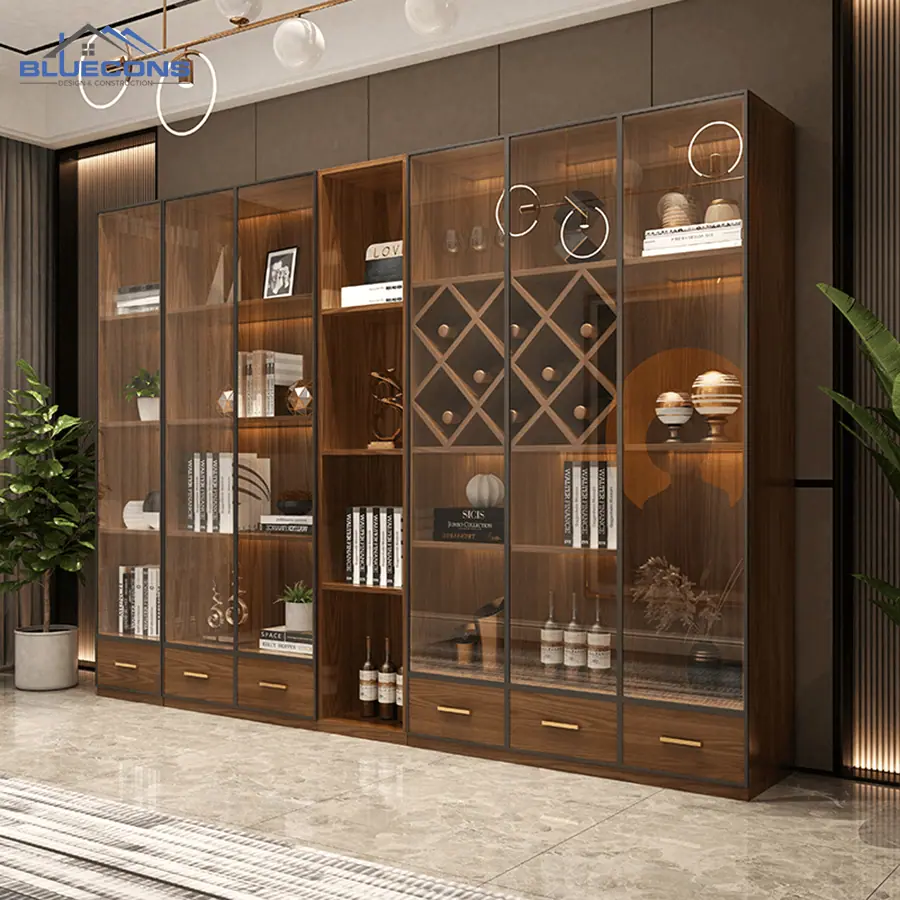 +15 mẫu tủ chưng rượu mẫu mã đẹp, độc đáo và giá rẻ nhất 15 Tủ đựng rượu MDF thiết kế ấn tượng