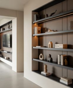 Tủ trưng bày gỗ công nghiệp đẹp