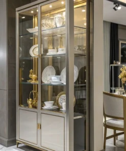 Tủ trưng bày khung nhôm kính