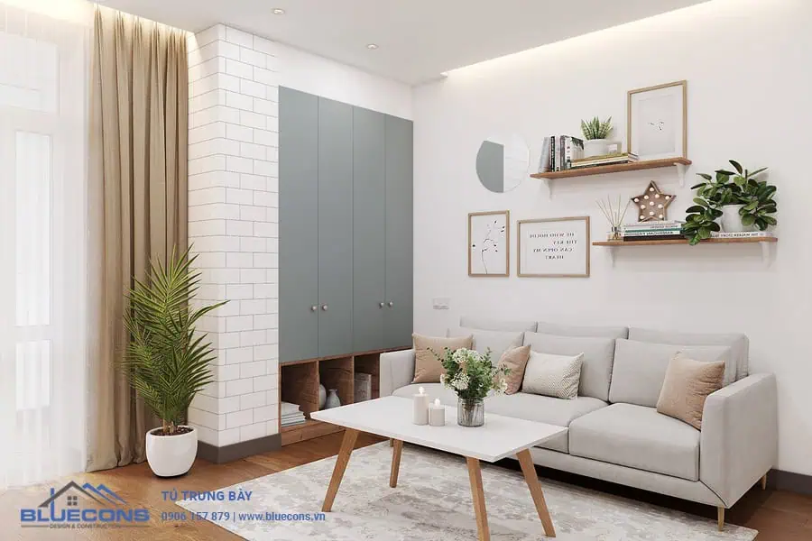 Các mẫu thiết kế tủ trưng bày phòng khách đẹp đẳng cấp