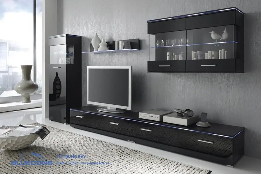 Các mẫu thiết kế tủ trưng bày phòng khách đẹp đẳng cấp
