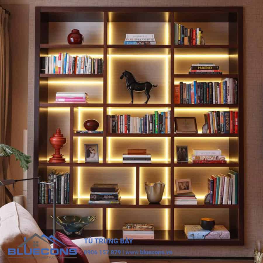 Mách bạn cách chọn tủ trưng bày phòng khách đẹp đẳng cấp