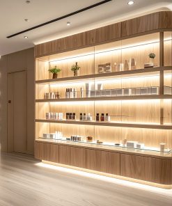 Tủ trưng bày shop mỹ phẩm