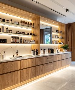 Tủ trưng bày shop mỹ phẩm