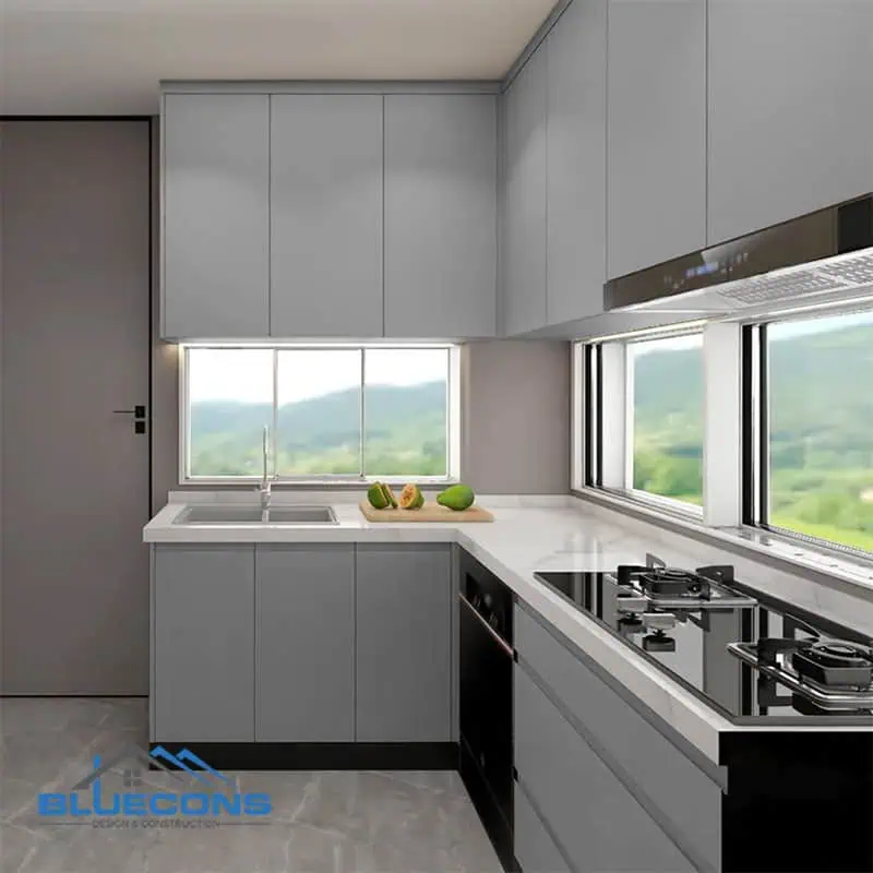 Tủ Bếp Treo Tường Tiết Kiệm Diện Tích TB007 12 Tủ bếp treo tường TB007