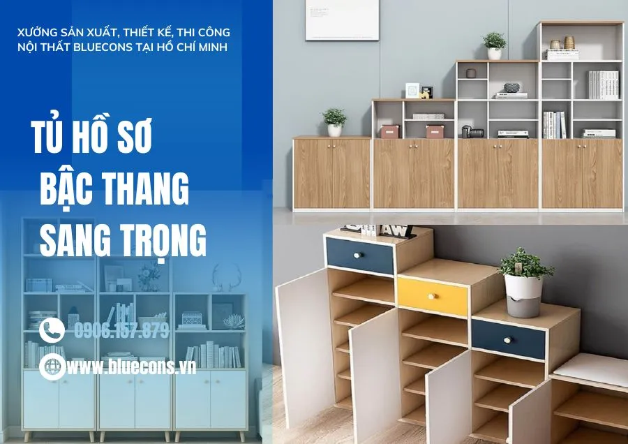 Tủ hồ sơ bậc thang