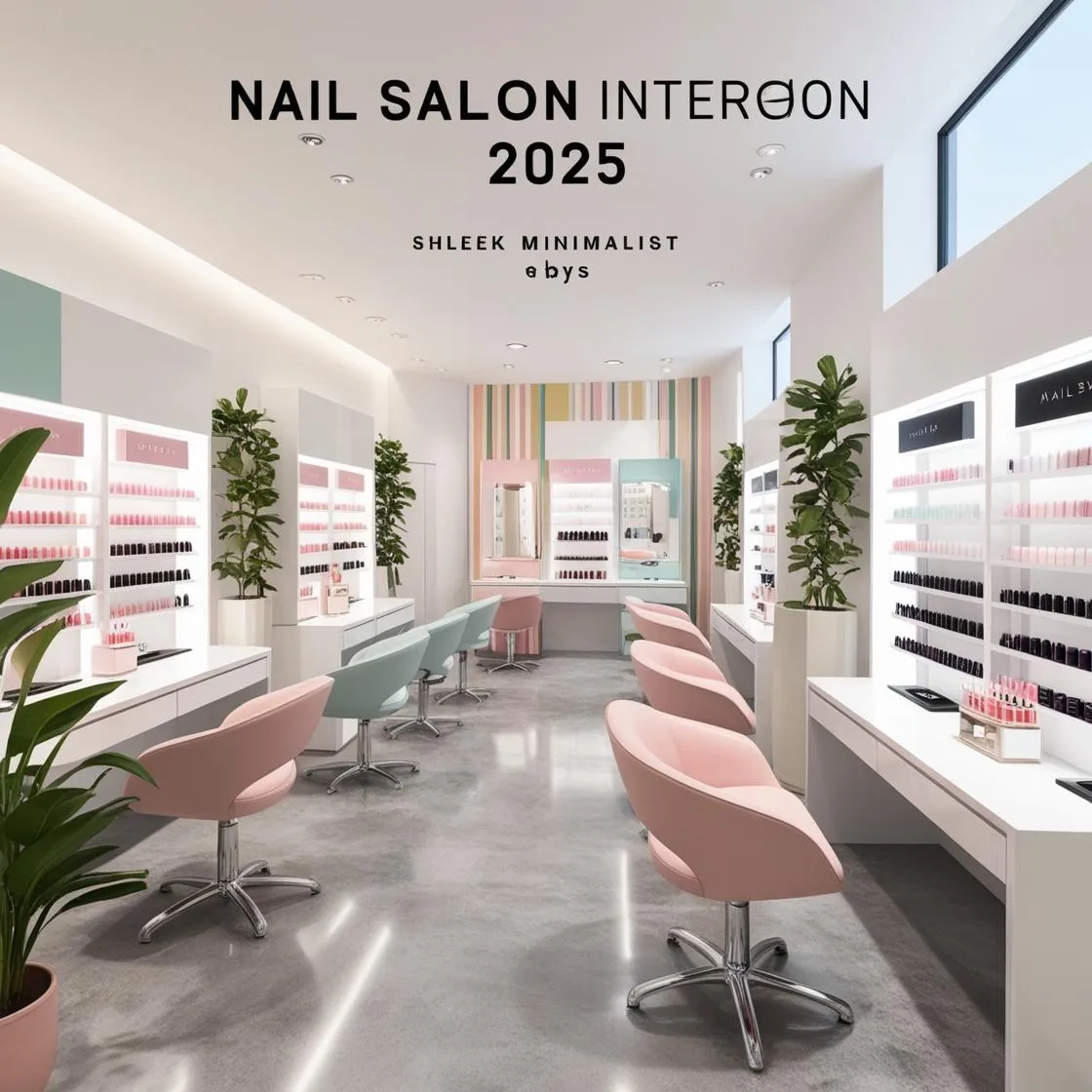 Xu Hướng Thiết Kế Nội Thất Nail Salon Năm 2025 3 xu hướng thiết kế nội thất nail salon năm 2025_ (2)