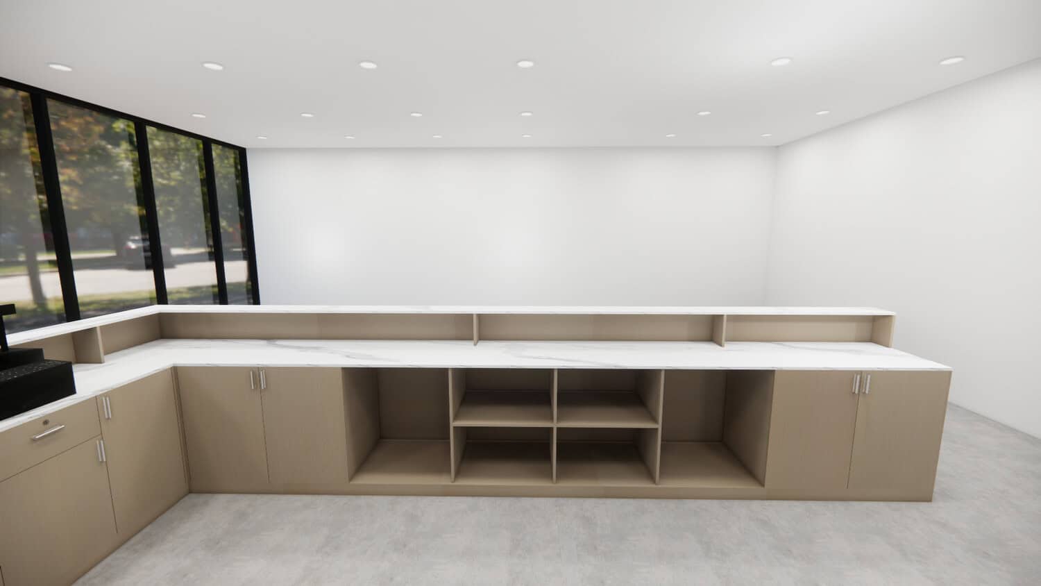 Quầy bar pha chế gỗ công nghiệp mdf chống ẩm và hdf chống nước