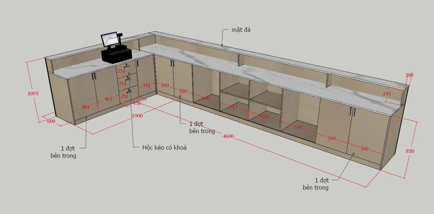 Quầy bar pha chế gỗ công nghiệp mdf chống ẩm và hdf chống nước 28 Quầy bar pha chế gỗ công nghiệp mdf chống ẩm và hdf chống nước