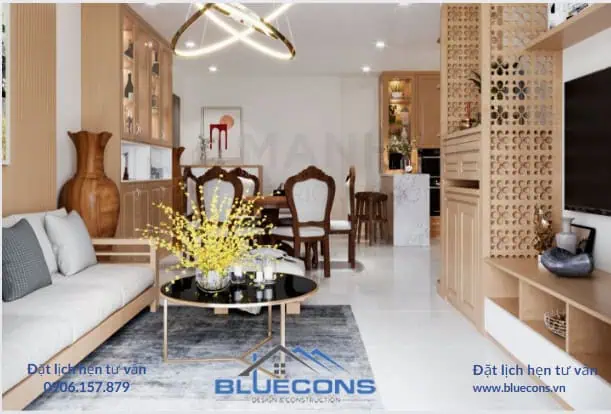 Biến Phòng Khách Thành Không Gian Đẳng Cấp với Dịch Vụ Thi Công Nội Thất Chất Lượng