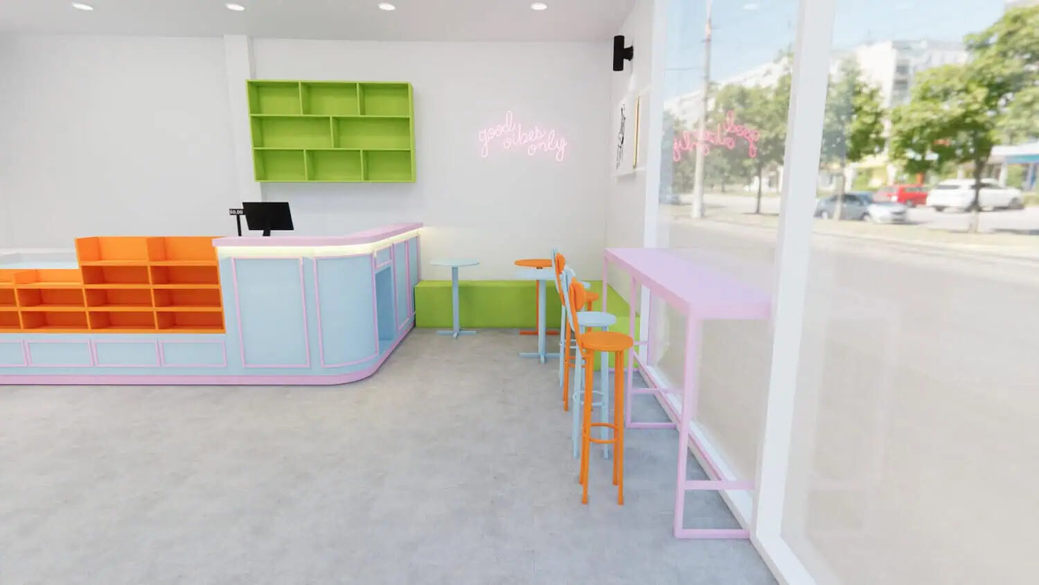 Quầy thu ngân siêu thị giá thành hợp lý uy tín TPHCM