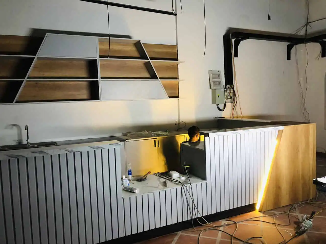 Mẫu quầy bar cafe gỗ đẹp chất lượng giá rẻ nhất 2024