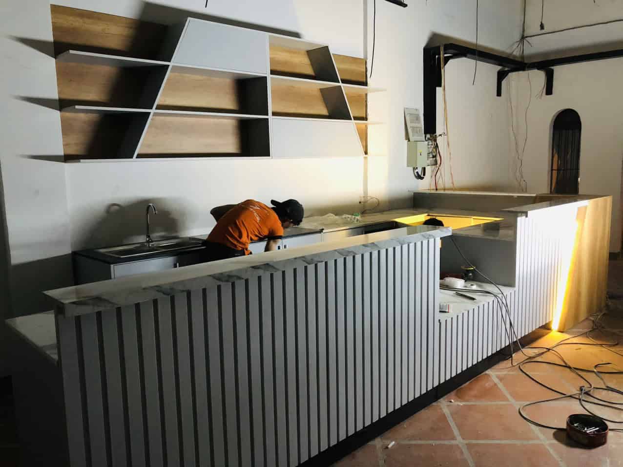 Mẫu quầy bar cafe gỗ đẹp chất lượng giá rẻ nhất 2024